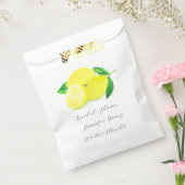 Lemons Yellow Fruit Citrus Waterverf Weddenschap Bedankzakje (Gezegeld)