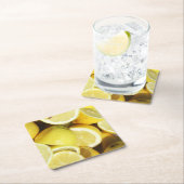 Lemons Yellow Kartonnen Onderzetters (Insitu)