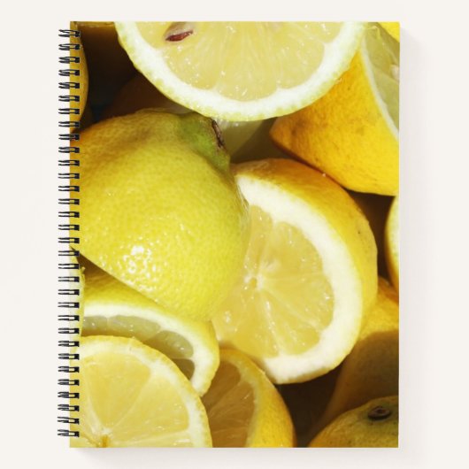 Lemons Yellow Notitieboek (Voorkant)