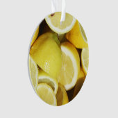 Lemons Yellow Ornament (voorkant)