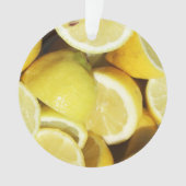 Lemons Yellow Ornament (voorkant)