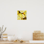 Lemons Yellow Poster (Keuken)