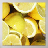 Lemons Yellow Poster (Voorkant)