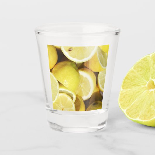 Lemons Yellow Shot Glas (Voorkant)