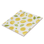 Lemons Yellow Slices Watercolor Design Tegeltje (Zijkant)