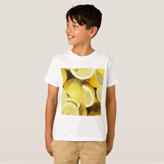 Lemons Yellow T-shirt (Voorkant volledig)