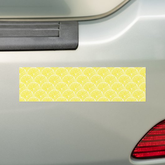 Lemonsegmenten Bumpersticker (Op auto)