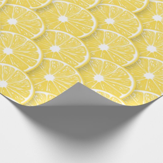 Lemonsegmenten Cadeaupapier (Hoek)