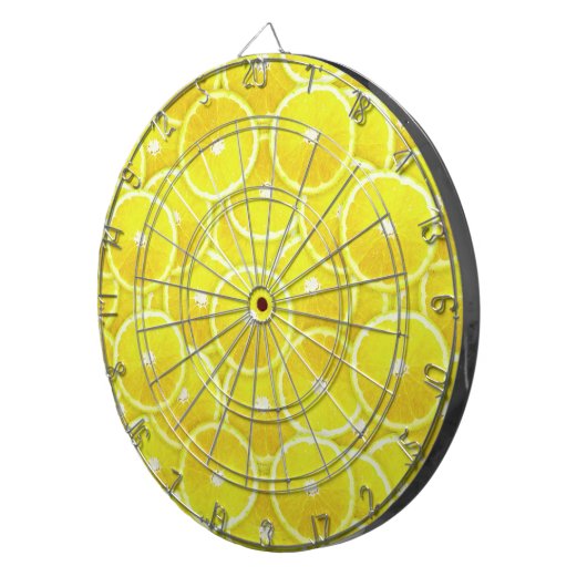 Lemonsegmenten Dartbord (Voorkant Rechts)