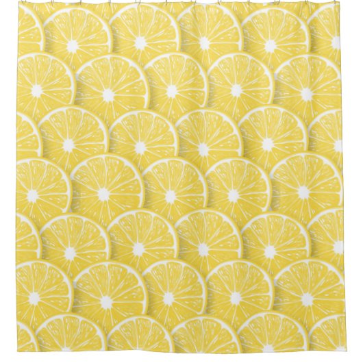 Lemonsegmenten Douchegordijn (Voorkant)