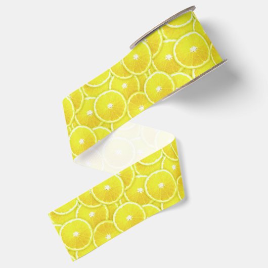 Lemonsegmenten Grosgrain Lint (Achterkant)
