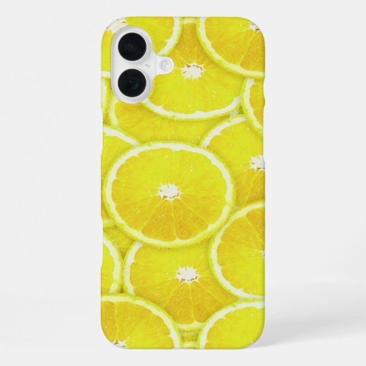 Lemonsegmenten iPhone Hoesje (Achterkant)