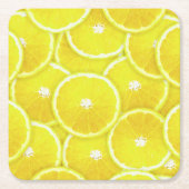Lemonsegmenten Kartonnen Onderzetters (Voorkant)