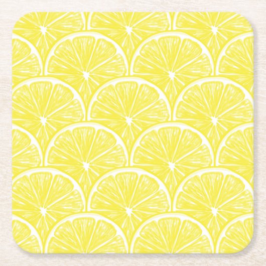 Lemonsegmenten Kartonnen Onderzetters (Voorkant)