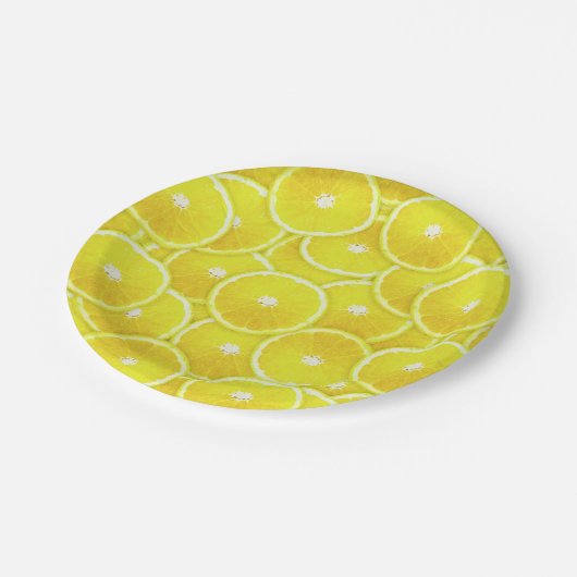 Lemonsegmenten Papieren Bordje (Gekanteld)
