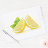 Lemonsegmenten Rechthoekige Sticker (Envelop)