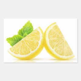 Lemonsegmenten Rechthoekige Sticker