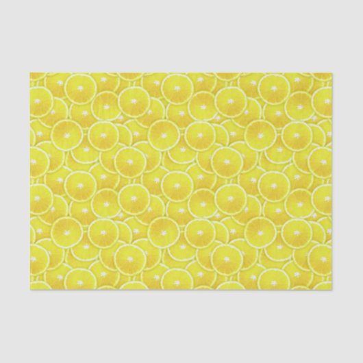 Lemonsegmenten Tissuepapier (Voorkant)