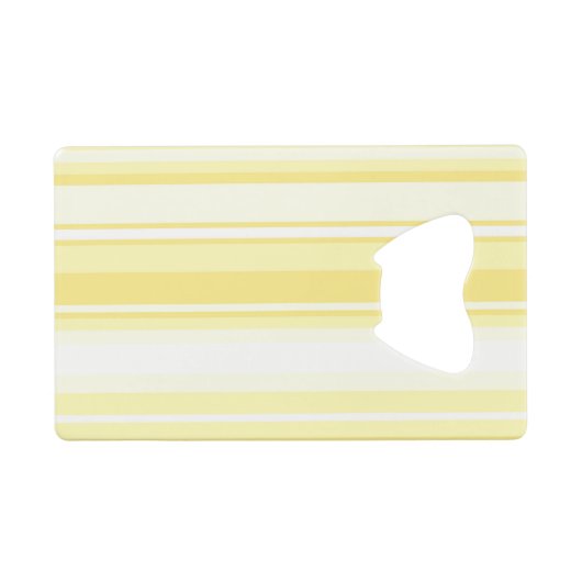 Lemonstrepen Creditkaart Flessenopener (Achterkant Horizontaal)