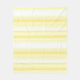 Lemonstrepen Fleece Deken
