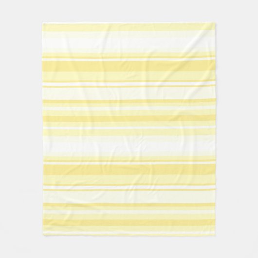 Lemonstrepen Fleece Deken (Voorkant)