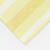 Lemonstrepen Fleece Deken (Hoek)