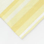 Lemonstrepen Fleece Deken (Hoek)
