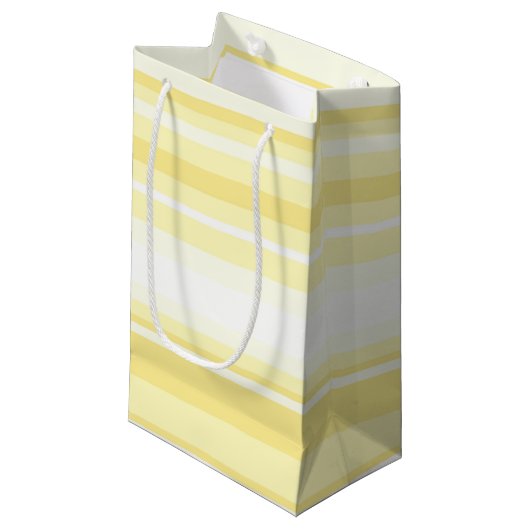 Lemonstrepen Klein Cadeauzakje (Voorkant Gekanteld)