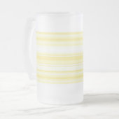 Lemonstrepen Matglas Bierpul (Voorkant links)