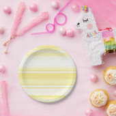 Lemonstrepen Papieren Bordje (Feest)