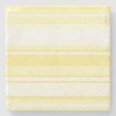 Lemonstrepen Stenen Onderzetter (Voorkant)