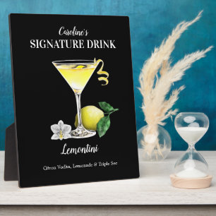 Lemontini Citroen Martini Aangepast Bar Bord Fotoplaat
