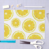Lemontissuepapier, gele versvruchtenplak tissuepapier (Craft)