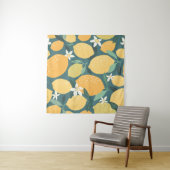 Lemonvruchten naadloos patroon wandkleed (In Situ (horizontaal))