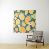 Lemonvruchten naadloos patroon wandkleed (In situ)