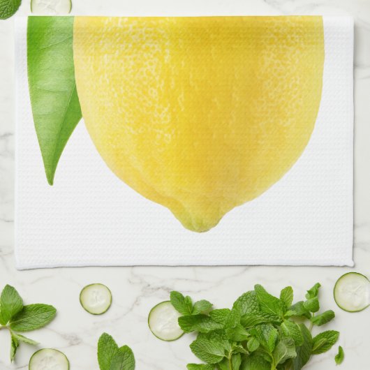 Lemonvruchten Theedoek (Gevouwen)