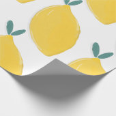 Lemonvruchtpatroon Cadeaupapier (Hoek)