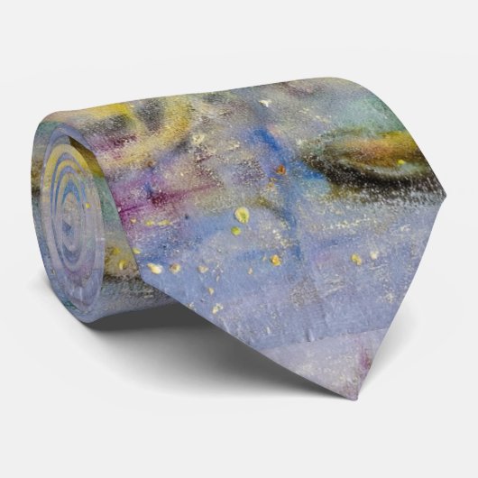 Lemony abstraction stropdas (Opgerold)