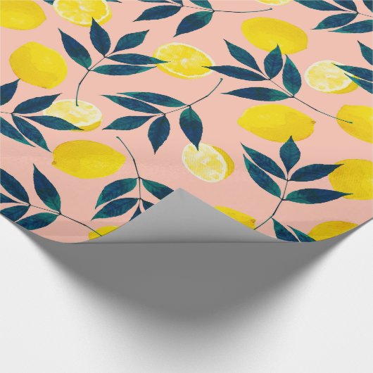 Lemony Goodness Cadeaupapier (Hoek)