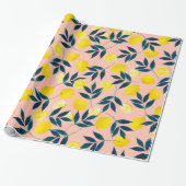 Lemony Goodness Cadeaupapier (Uitgerold)