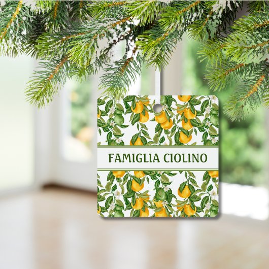 Lemony Lemons Keramisch Ornament