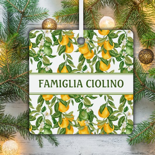 Lemony Lemons Keramisch Ornament