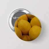 Lemony Lemons Ronde Button 5,7 Cm (Voorkant /achterkant)