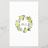 Lemony Waar was ze Vrijgezellenfeest spel kaart (Achterkant)