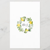 Lemony Wat bruidegom zeggen Vrijgezellenfeest spel Flyer (Achterkant)