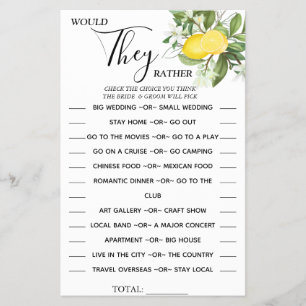 Lemony Willen ze liever douchen spel kaart