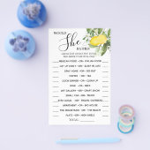 Lemony Zou Ze liever douchen spel kaart (Enkel)