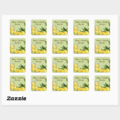 Lemoon Summer Bedankt Feest Sticker (Vel)