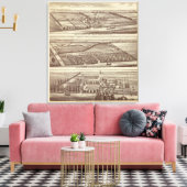 Lemoore, Armona ranches Canvas Afdruk (Insitu (Woonkamer))