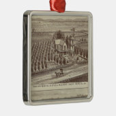 Lemoore, Armona ranches Metalen Ornament (Rechts)